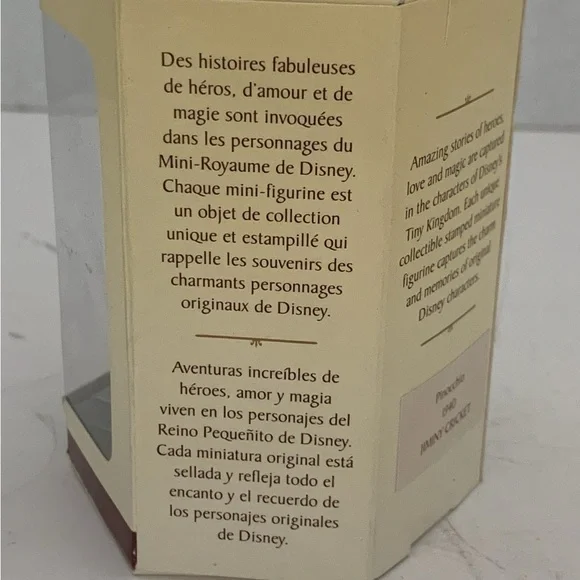 NIB Disney Tiny Kingdom Jiminy Cricket Figurine in Box Vintage